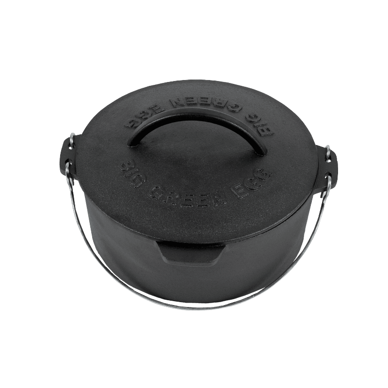 big green egg cast iron dutch oven