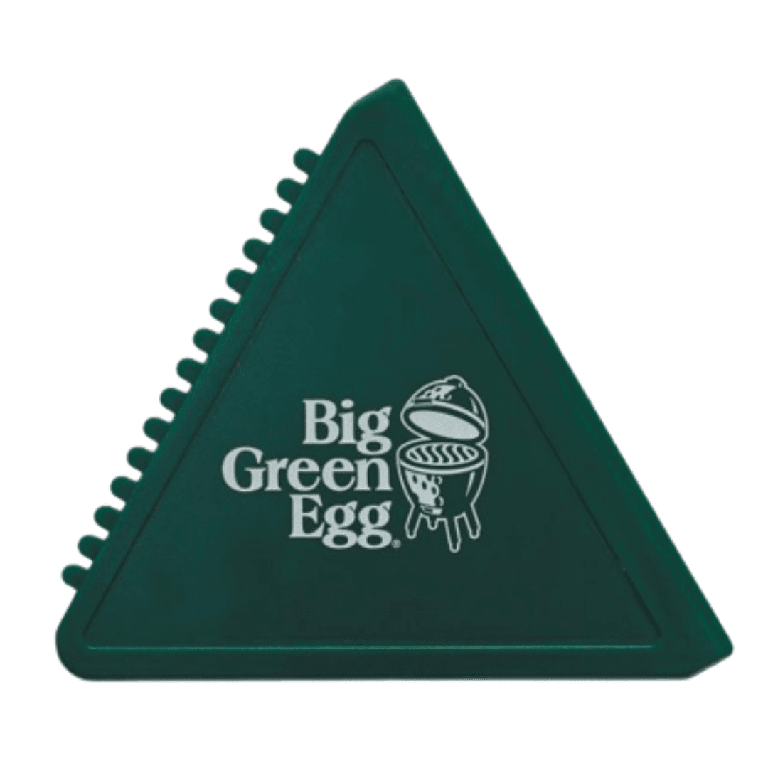 big green egg ijskrabber voorkant met logo en teks