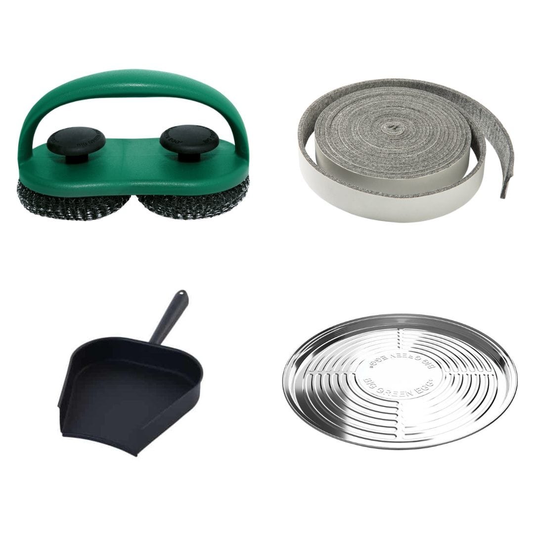 big green egg pakketten onderhoud scrubber vilt as