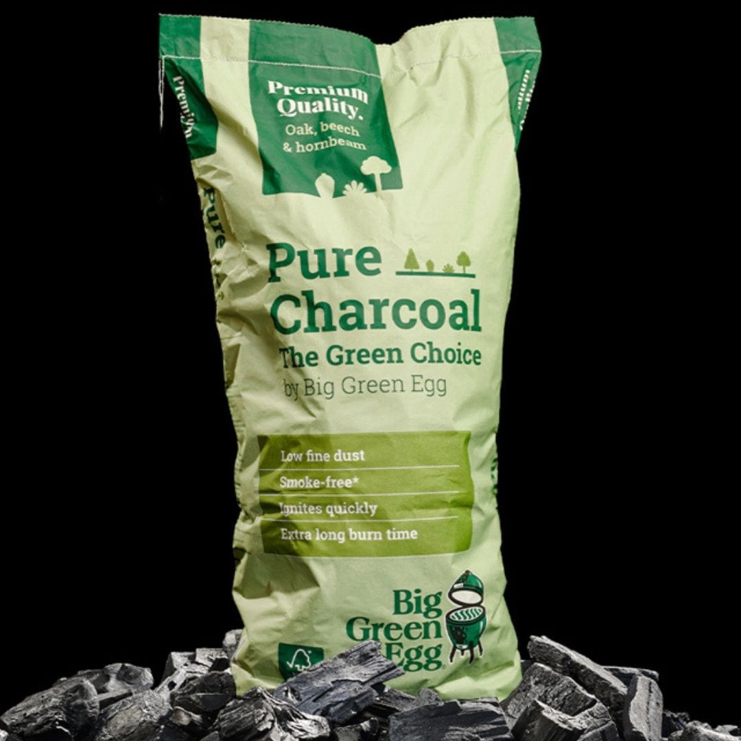 big green egg smaakmakers en brandstoffen pure cha