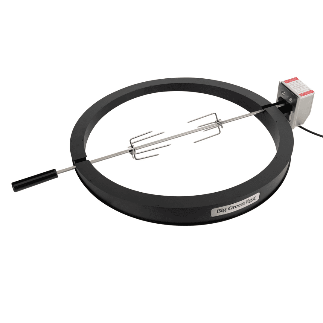big green egg spit rotisserie large met spit