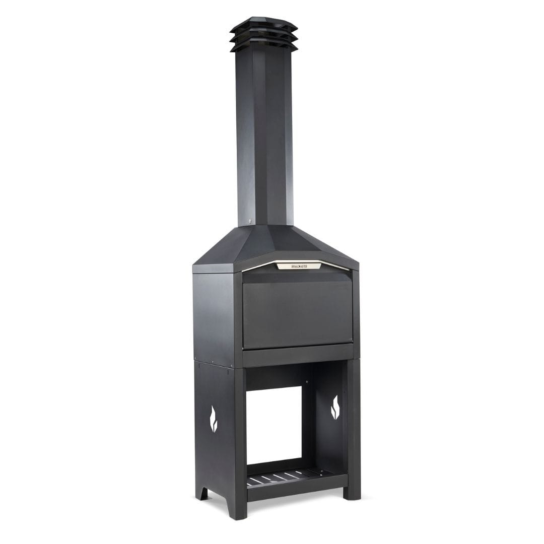 braaimaster single black met onderstel gesloten de