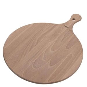 Cozze Serveerplank voor Pizza Bamboe met Handvat Diameter 35 cm