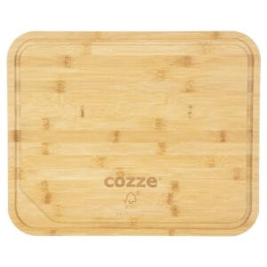 Cozze Serveerplank voor Pizza Bamboe Rechthoekig met Sapgeul