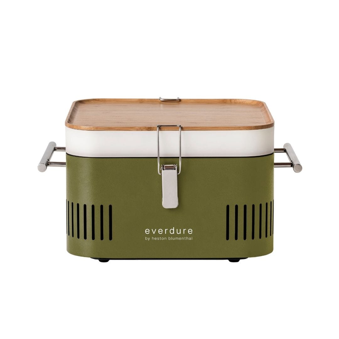 everdure cube houtskool barbecue groen