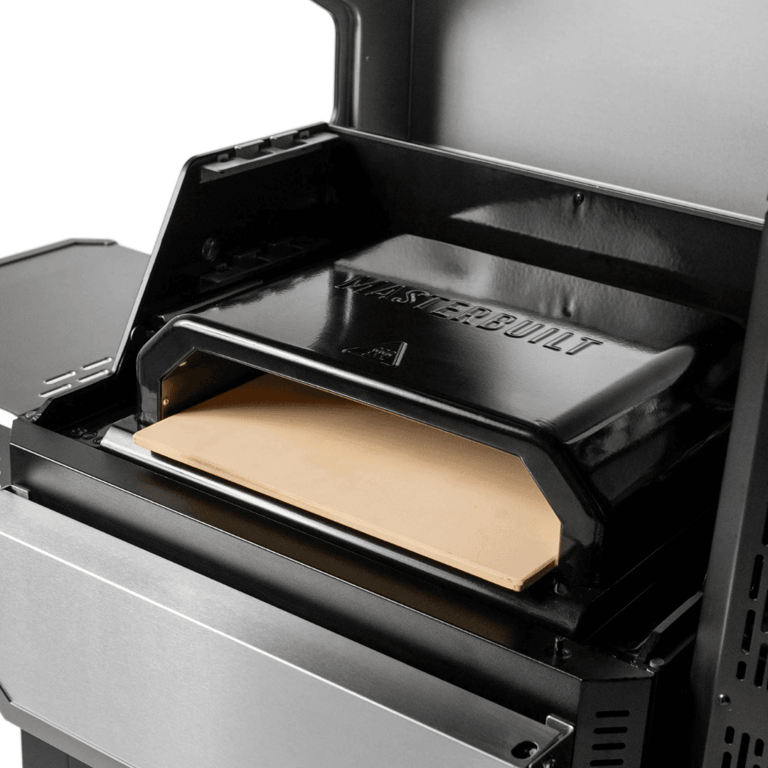 masterbuilt pizzaoven geinstalleerd zijaanzicht