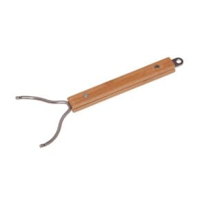 Monolith Roestvrijstalen roosterheffer met bamboe handvat