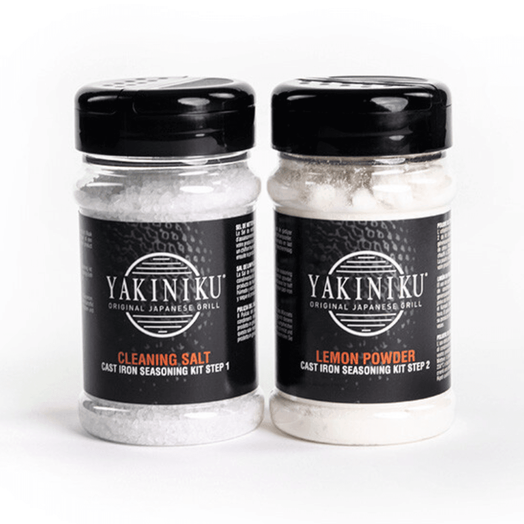 yakiniku gietijzer seasoning en cleaning kit