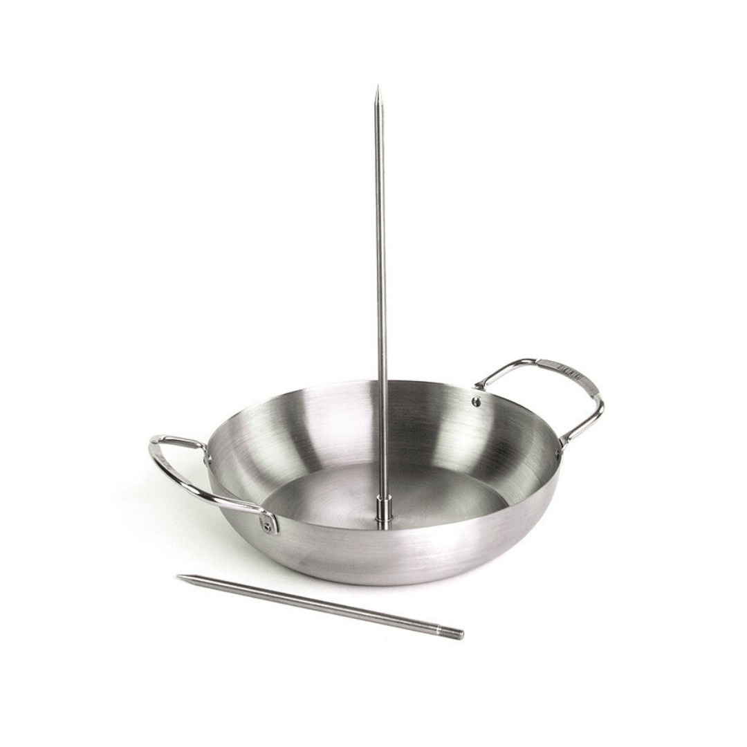 yakiniku grillschaal met 2 spiezen